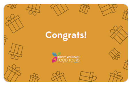 Congrats gift card design