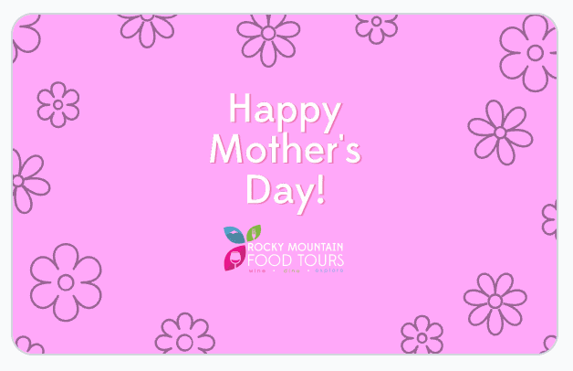 Mother's Day gift card design