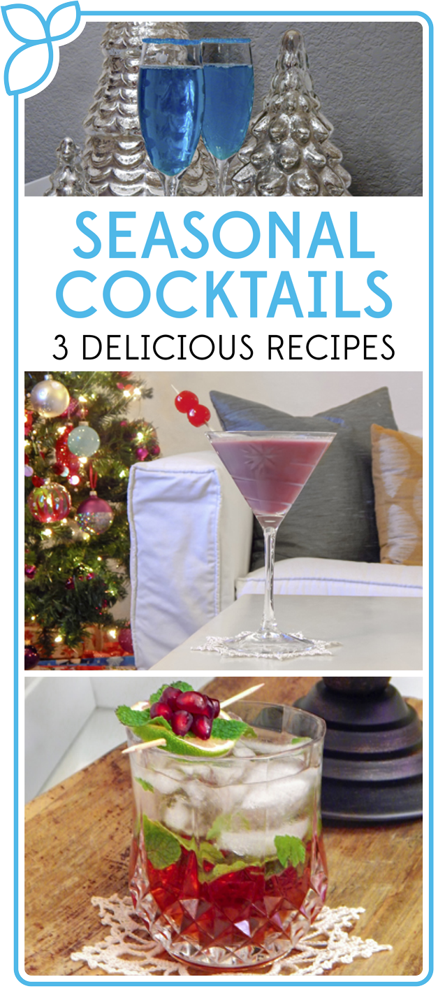 3 Cocktail Recipes for Your Seasonal Soirée
