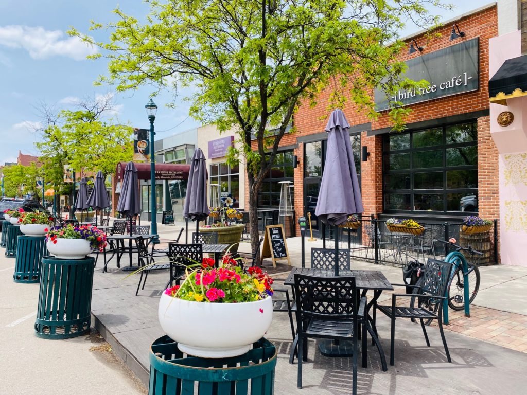 Bird Tree Cafe Patio Colorado Springs