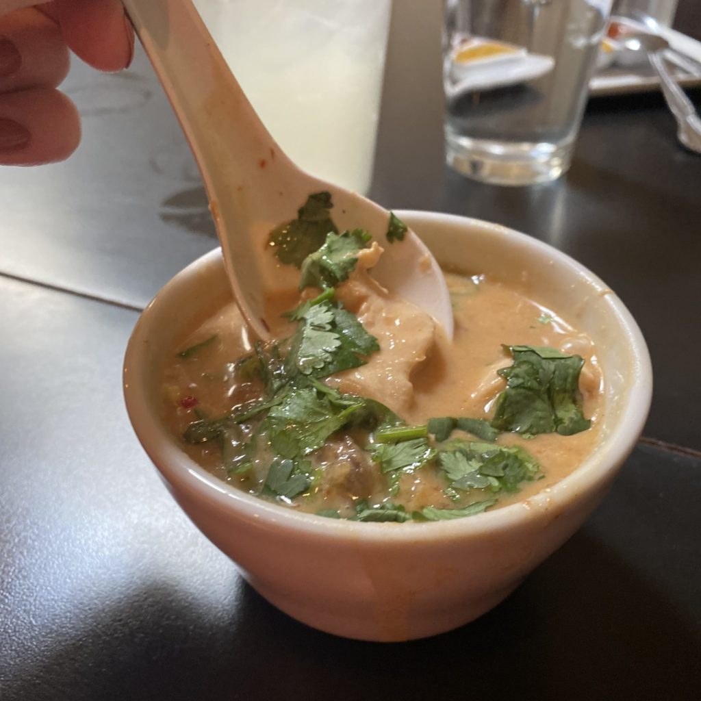 Tom Ka Gai Soup from Malees Thai Bistro © Rocky Mountain Food Tours