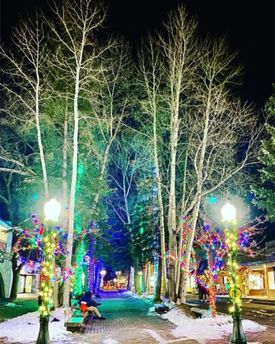 Holiday Light Stroll in Downtown Aspen