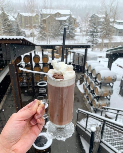 Hot Chocolate in Breckenridge