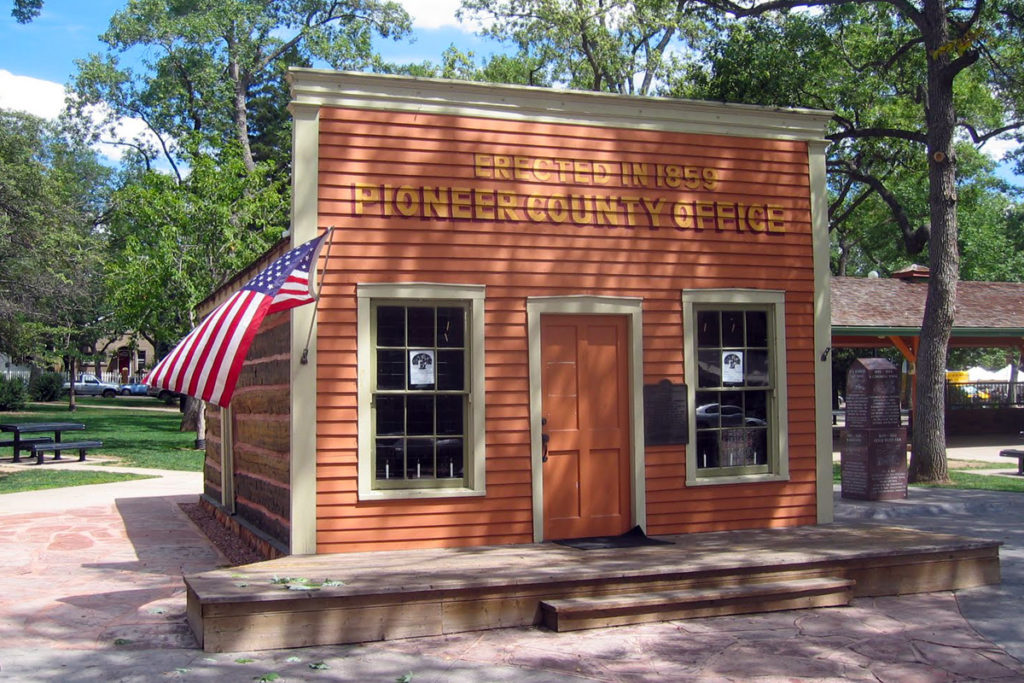 Original Colorado Territory Capital Cabin Located in Old Colorado City | Photo Credit: Old Colorado City