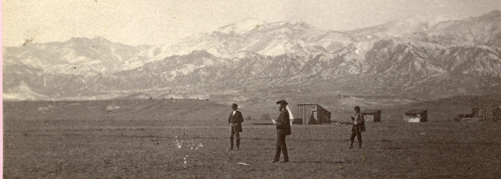 Early Settlers Including William Jackson Palmer in Colorado Springs | Photo from the archives of the Pioneers Museum