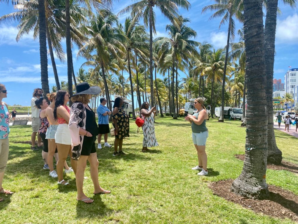 Miami Culinary Tours Guide Christina Shares Local History on Food Tour in South Beach