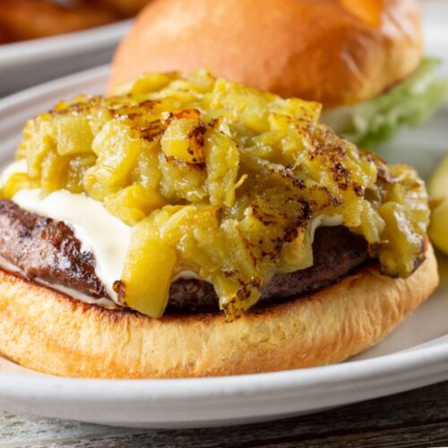 Green Chile Burger Colorado Springs