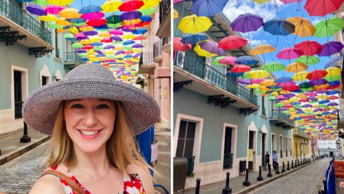 Old San Juan Umbrella Street