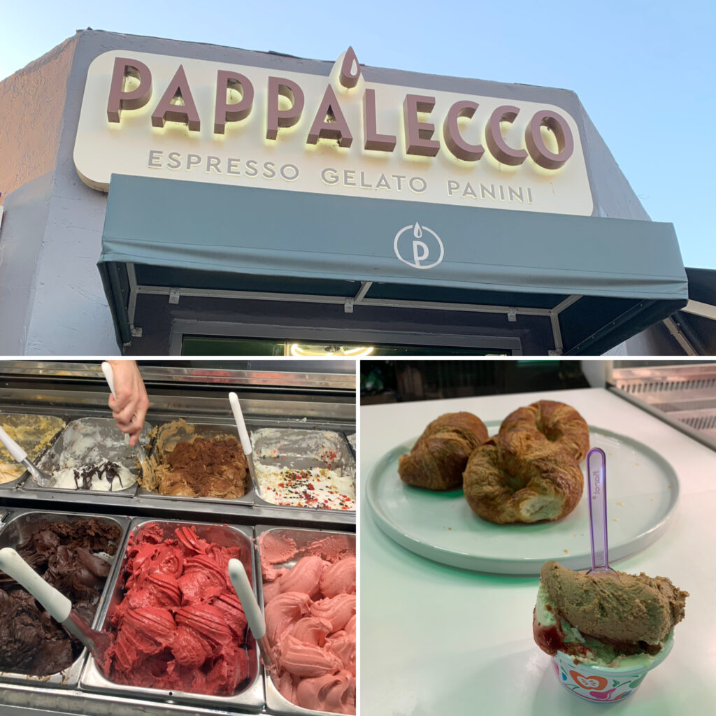 Pappalecco collage in Little Italy, San Diego