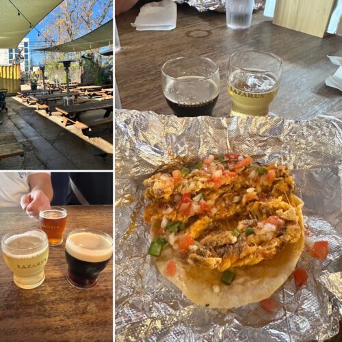 Austin Eats Food Tour | Lazarus Brewing Breakfast Taco | Photo by Jason Gomez