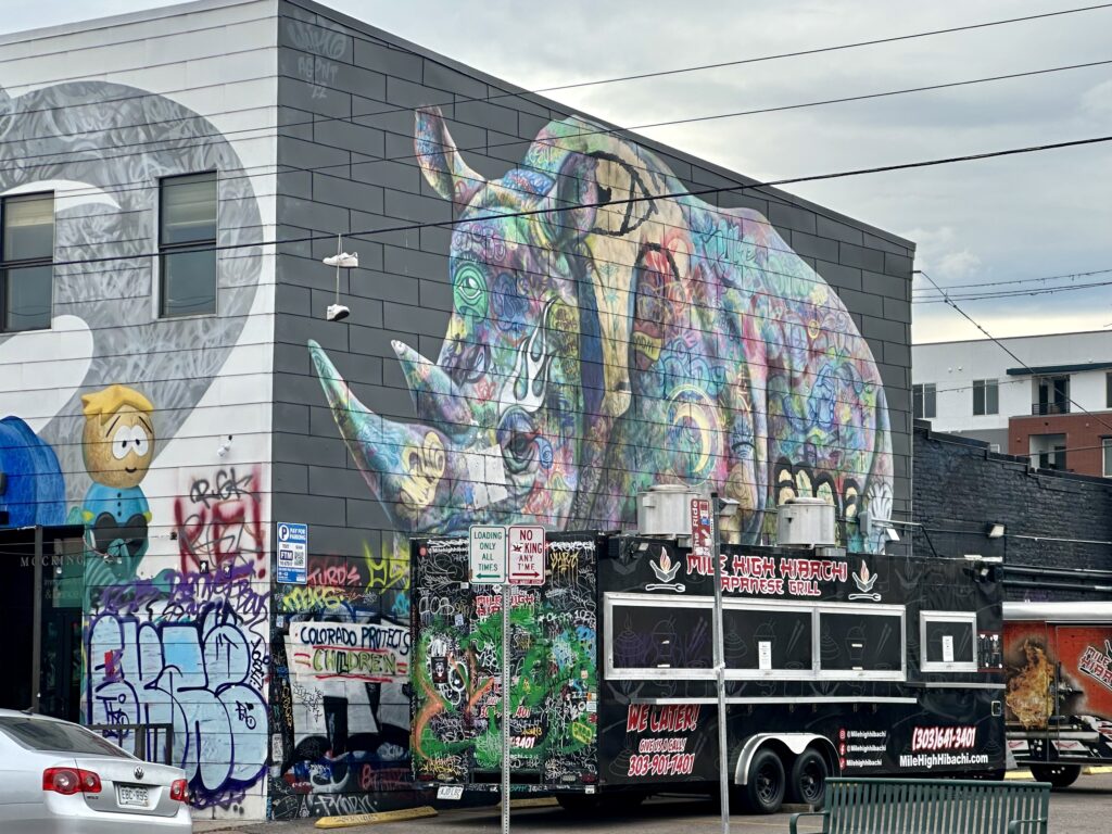 Denver Rino Mural | Denver Graffiti Tour