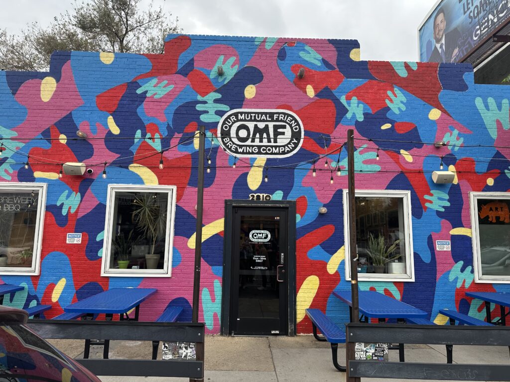Our Mutual Friend Brewing Co Mural | Denver Graffiti Tour