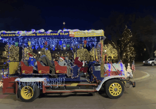 Holly Jolly Christmas Trolley Downtown Colorado Springs